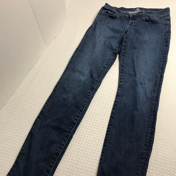 7 FOR ALL MANKIND SKINNY WOMENS JEANS SIZE 26 - Picture 1 of 11